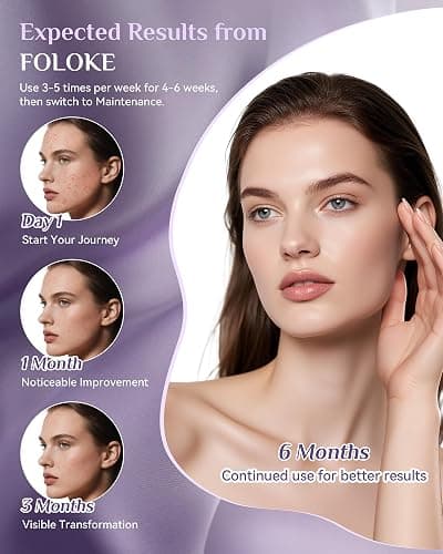 FOLOKE LED Light Therapy Mask Skin Care Mask, LED face & neck Red 630±5nm & NIR 830nm Wavelength,USB C Rechargeable for Home Use Working Travel Yoga (Sakura Pink） thumbnail 6