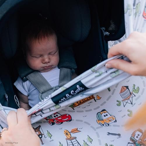 Milk Snob Original Disney 5-in-1 Baby Cover, Breastfeeding, Car Seat, Carrier, Stroller, High Chair, Shopping Cart, Canopy, Baby Shower Gender Neutral Gifts, Nursing Top (Pixar Cars) thumbnail 8