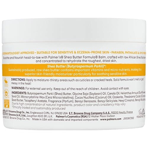 Palmer's Shea Butter Formula Raw African Shea Butter Balm, Nourishing Body Moisturizer for Rough, Dry Skin, 7.25 Ounces thumbnail 11