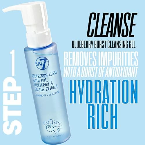W7 Self Care Skincare Set | Face Cleanser, Toner, Serum, Moisturiser & Lip Mask | Complete Daily Face Routine | Full Size, Long Lasting Products to Use at Home thumbnail 2