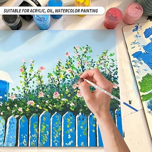 XDT#830 Rigger Artist Paint Brush 6 Piece Set Extra Long Fine Point Liner Tip #000#00#0#1#2#3, Scale Models Nail Acrylic Oil Watercolor thumbnail 2
