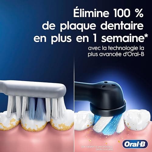 Oral-B iO6 Electric Toothbrush, for a Deep Clean and Whiter Teeth, Black, iO Series 6 with 1 Toothbrush, 1 Brush Head, and 1 Travel Case thumbnail 12