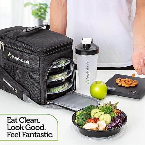 [10 Pack] Meal Prep Containers with Lids | Microwavable Dishwasher & Freezer Safe | Reusable Stackable Lunch Containers | 24oz | Bento Boxes | Food Storage Containers BPA Free thumbnail 2