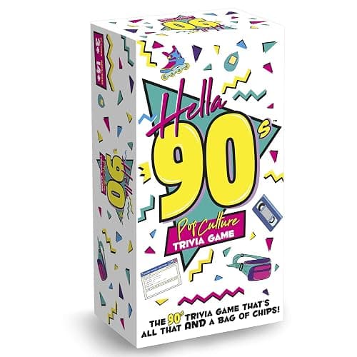Buffalo Games Hella 90's - Pop Culture Trivia Game Brown - Image 1