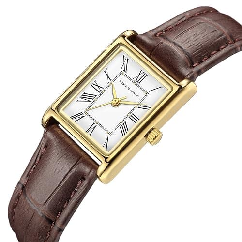 Roberto Marino RM1702 Women’s Watch – Japanese Quartz, Leather Strap, 3 ATM Water Resistant, Vintage Dress Style thumbnail 2