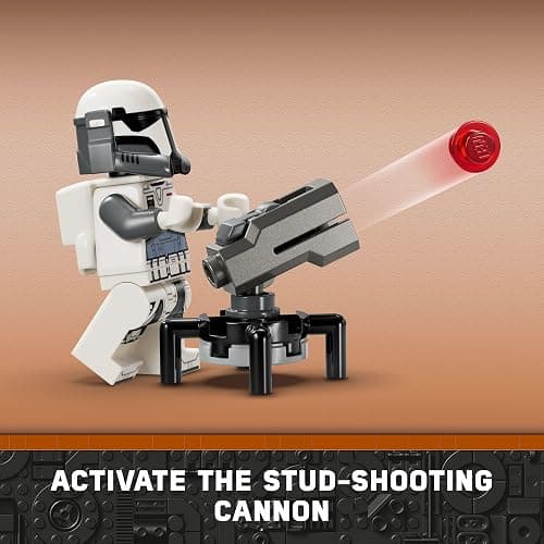 LEGO Star Wars: The Mandalorian Ambush on Mandalore Battle Pack, Building Toy with 4 Star Wars Minifigures, Collectible Brick Built Playset, Star Wars Gift Idea for Boys and Girls Ages 6 and Up, 75373 thumbnail 5