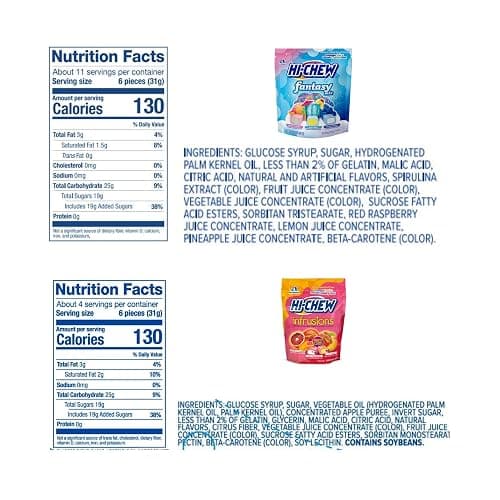 HI-CHEW Variety Mix Bulk, 220+ Pieces, 4 Stand Up Pouches - 13 Flavors Bulk, Sweet and Sour Chewy Candy, Unique Fun Soft - Immensely Juicy Fruity Flavors for Candy Treats & Sharing Treats thumbnail 3