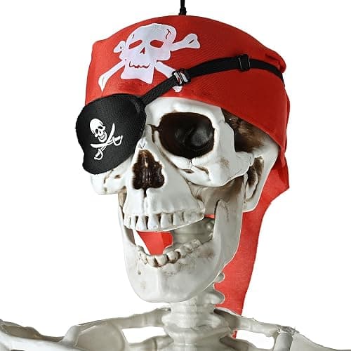 ZeHuoGe Halloween Prop 5.4 Ft. Posable Full Body Skeleton Life Size ABS Plastic Imitate The Ratio of Human Bones 1: 1 Haunted Houses Indoor Outdoor Props (5 Ft Full Body Skeleton) thumbnail 7