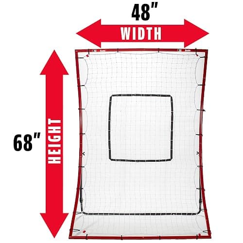 Franklin Sports Baseball Rebounders + Pitchback Nest - Pitch Return Trainer + Rebound Net with Attachable Pitching Target- All Angle Fielding Rebound Net for Grounders + Pop Flies thumbnail 2