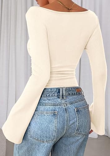PRETTYGARDEN Womens Long Sleeve Shirts - i dont rlly care which color, size small thumbnail 6