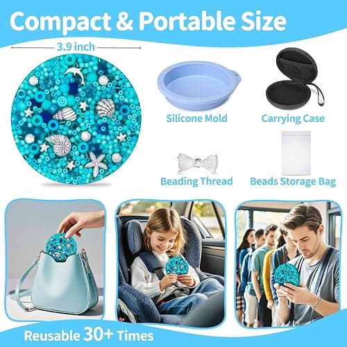 Reusable Picky Fidget Pad Over 30 Times, Skin Picking Fidget Toys, Reusable Picking Pad, Remeltable Big Pick Party Toy, Dermatillomania Toys for Anxiety, Relief Stress, Gifts for Adults thumbnail 6