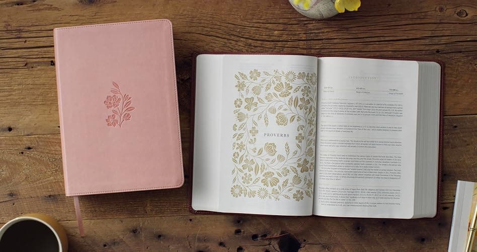 ESV Women's Study Bible (TruTone, Pink, Floral Bloom Design): Holy Bible, English Standard Version – Christian Gifts for Women thumbnail 2