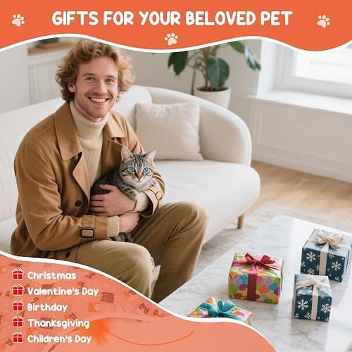 FUGODIWI ‌‌Interactive Cat Toys for Indoor Cats‌ Adult‌ with Feather Tail Switchable Mouse Sounds, ‌Kitten Enrichment Toys‌ for Hunting Self Play, Automatic Rechargeable Quiet Game to Bored (Pink) thumbnail 7