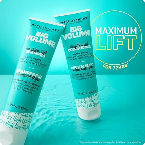 Marc Anthony Shampoo and Conditioner Set, Grow Long Biotin - Anti-Frizz Deep Conditioner For Split Ends & Breakage - Vitamin E, Caffeine & Ginseng for Curly, Dry & Damaged Hair thumbnail 2