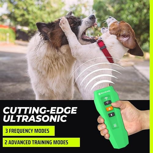 BarxBuddy 2nd Gen Dog Bark Deterrent Devices | Long Range Ultrasonic | Bark Collar Alternative | Dog Training Indoor/Outdoor | Rechargeable Anti Bark Device for Dogs thumbnail 3