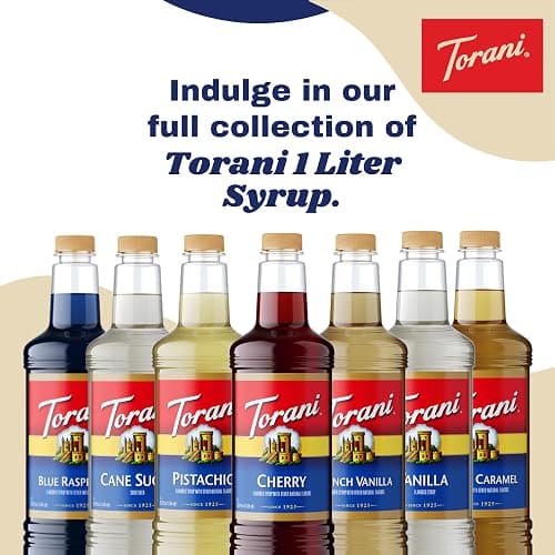 Torani Peach Syrup 1L with Pump Sweet Flavoring for Lemonades, Teas & Drinks thumbnail 8