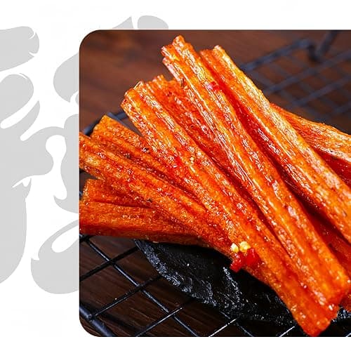 Spicy Strip Small Gluten Latiao - Chinese Special Classic Handmade Gluten Latiao Snack Food Delicious Snacking for Holiday gift Fragrant Spicy Flavour, 4 combinations Packed(4 Bags) thumbnail 4