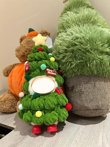 MOFABIA 2026 New 17cm Doll Christmas Clothes, Handcrafted 2 Pcs Set Christmas Tree Figures Outfits - Star Gifts Shoes, Funny Cute for Stand sit 17cm Dolls (No Doll) (Chistmas Tree Green) thumbnail 3