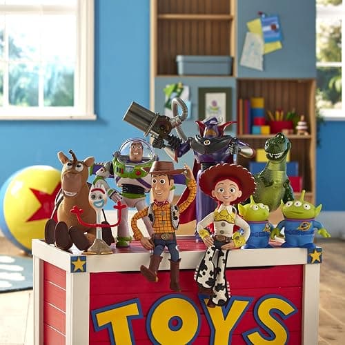 Disney Store Action Figure Interattiva Parlante di Buzz Lightyear, Toy Story, 36 cm, con Repertorio di 15 Frasi in Inglese, Interagisce con Altri Personaggi, dai 3 Anni in su thumbnail 6