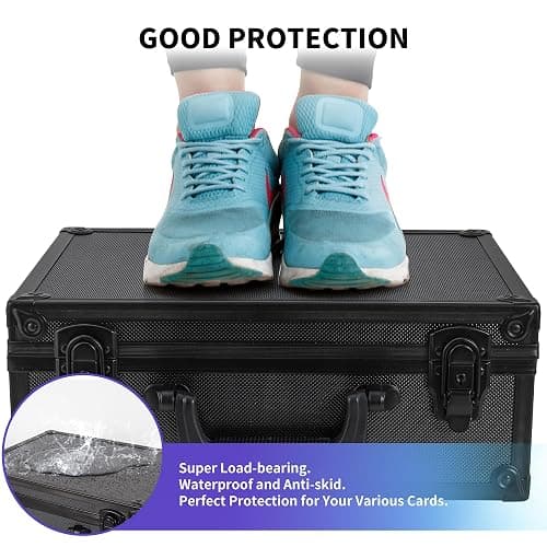 HZGXQN Toploader Storage Box for 3" x 4" 35pt Rigid Card, Top Loader Card Storage Hard Case, Sports Card Storage Boxes for Trading Cards, Top Loaders Holder (Holds 600+ Toploaders) thumbnail 6
