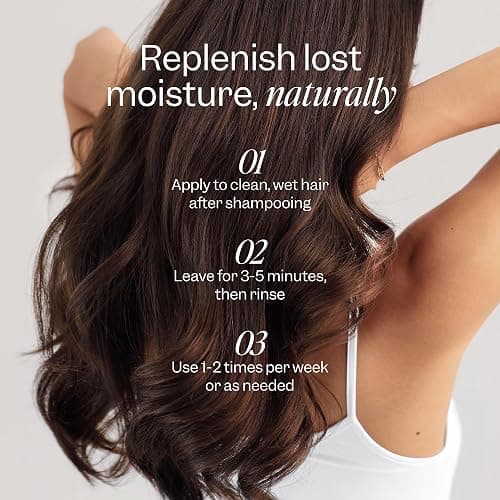 Renpure Coconut & Vitamin E Nourishing Moisture Conditioning Mask – Deep Hydration for Soft, Smooth, Healthy-Looking Hair – Plant-Based, Silicone-Free – For Dry or Damaged Hair – 236 ml thumbnail 7