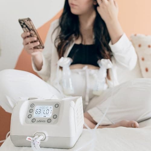 Dr. Brown's Customflow Hospital Strength Double Electric Breast Pump with Adjustable Settings, includes Breast Milk Collection Bottles, Flanges & Other Pumping Essentials - Breast Pump Gift Set thumbnail 12