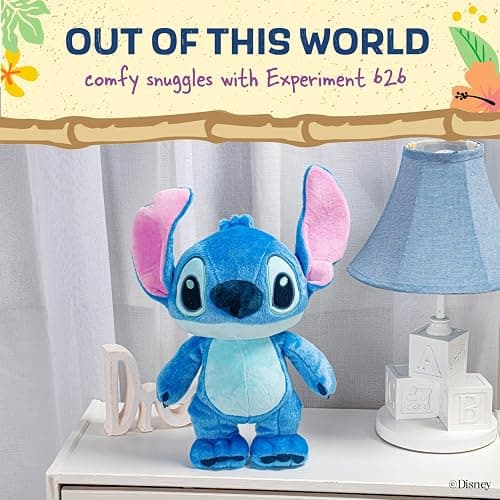 Disney Baby Lilo & Stitch Soft Huggable Stuffed Animal Cute Plush Toy for Toddler Boys and Girls, Gift for Kids, Blue Stitch 15 Inches thumbnail 5