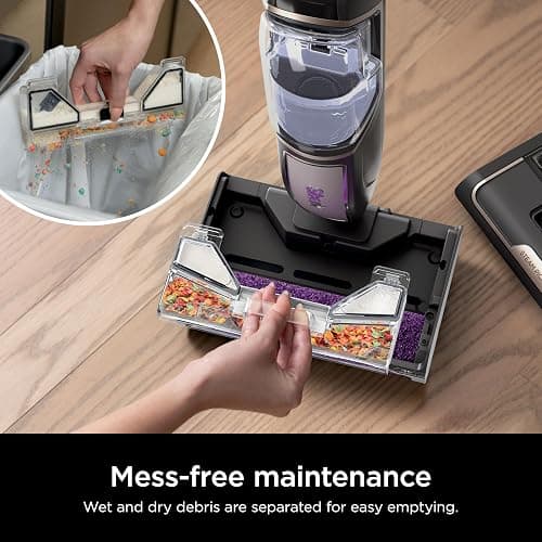 Shark Steam Pickup Lightweight 3-in-1 Steam Mop Cleaner Picks Up Debris, Deep Scrubs & Steam Sanitizes - All At Once for Home with Sealed Hard Floors like Hardwood, Tile & Laminate, SD201 thumbnail 7