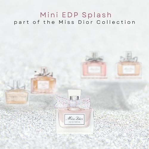 Miss Dior Eau de Parfum Mini Splash for Women, 0.17 Ounce thumbnail 6