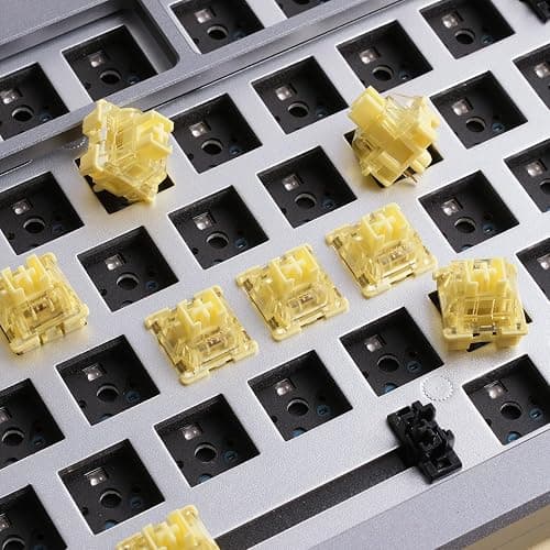 Akko V3 Cream Yellow Pro Keyboard Switch with Dustproof Stem for Mechanical Gaming Keyboard, 5-Pin 50gf Linear Switches (45pcs) thumbnail 7