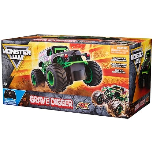 Monster Jam Official Grave Digger Remote Control Monster Truck, 1:24 Scale, 2.4 GHz, for Ages 4 and Up thumbnail 6