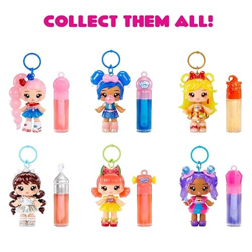 Yummiland x Licensed Sweets Lip Gloss Doll: HERSHEY'S KISSES Includes DIY Lip Gloss + Removable Keychain, Cosmetic Play, Collectible, Ages 4+ thumbnail 8