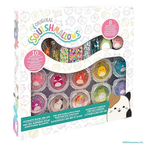Horizon Group USA SLIMYGLOOP Mix'Ems, Scented Slimes with Mixins, Sensory Toys for Kids, Squishmallows thumbnail 2