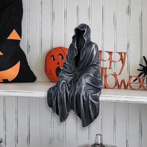 SHOWFEICAT Resin Tabletop Gothic Decor Sitting Statue, Resin Statue Gothic Decor, Fits On Sturdy Shelf and Has A Cool Mystic Look 5.1 Inch thumbnail 6