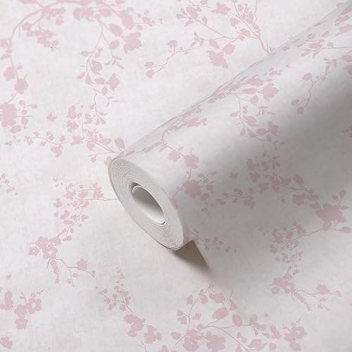 A.S. Création Lilly & Luis papel pintado no tejido con motivo para niños en crema, rosa – papel pintado con ramas 10,05 x 0,53 m – 770791 thumbnail 4