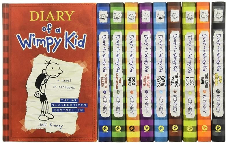 Diary of a Wimpy Kid Box of Books 1–10 Hardcover Gift Set - Image 1