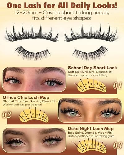 Spiky Manga Lash Clusters 12-20mm Anime Eyelash Clusters 300pcs Cluster Eyelash Extensions Fairy Eyelashes Cluster with Bottom Individual Lashes 80D+100D Volume DIY Lash Extension by TOOCHUNAG thumbnail 5