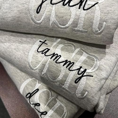 GODMERCH Personalized Nurse Quarter Zip Sweatshirt, Custom Embroidered Nurse Sweatshirt, RN Sweatshirts Gift for Nurses thumbnail 4