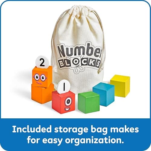 hand2mind Numberblocks One to Five Wooden Blocks, Wood Building Blocks for Toddlers 2-4 Years, Stacking Toys, Montessori Math Materials, Color Sorting Daycare Toys, Preschool Learning Activities thumbnail 6