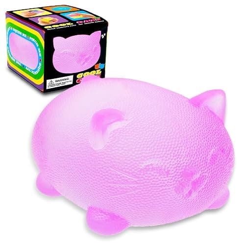 Stress Cat Toy, Stretch and Squeeze Stress, Cute Cat Toy for Anxiety Relief, Birthday, Christmas, Office, Stocking Stuffer Gift, Toy Cat for Pulling - Image 1