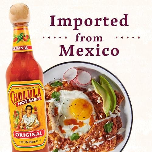 Cholula Hot Sauce Multipack, Original, Product of Mexico, Gift Set Includes Three 12 Fl Oz Bottles, Blend of Arbol & Piquin Peppers with Spices for Eggs, Rice, Tacos, Huevos Rancheros & More, 3 count thumbnail 18