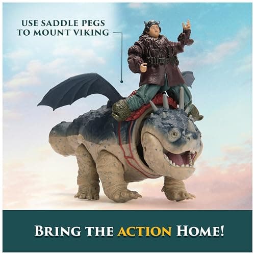 DreamWorks Dragons, How to Train Your Dragon, Gronckle & Fishlegs, Viking Duo Action Figures, Kids Toys for Boys Ages 4 and up thumbnail 10