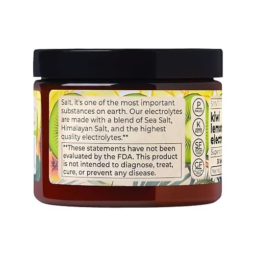 Santa Cruz Paleo Electrolyte Powder, Kiwi Lemonade Flavor, Sugar Free Hydration Drink Mix with Himalayan Pink Salt, Sea Salt, Magnesium Glycinate, Potassium Chloride, Sweetened with Stevia, 30 Srvgs thumbnail 9