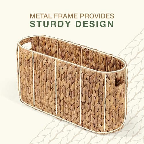 Toilet Paper Storage Basket, Toilet Paper Holder with Storage for Up to 8 Rolls, Coastal Bathroom Decor, Rattan Bathroom Accessories thumbnail 6