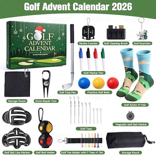 Golf Advent Calendar 2026 for Men Teens, 24 Days Golf Countdown Gifts | 24 Individual Gift Boxes, 24 Days Golf Accessories Gifts for Golfers Boyfriend Husband Dad Retirement & Birthday Presents thumbnail 3