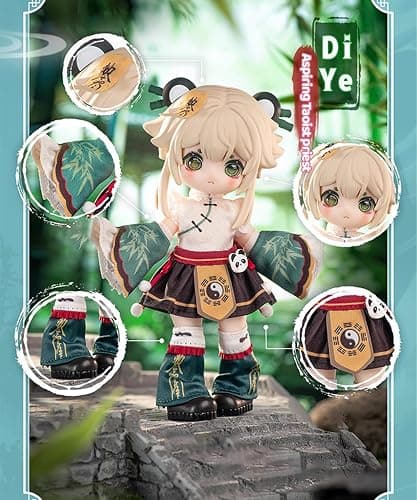 CALEMBOU BJD Blind Box, 1/12 Cute NAGI Yunxu Story Series 14cm Ball Jointed Doll, Cute Dress Up Doll with Joints, Collection Action Figure for Birthday Christmas thumbnail 2