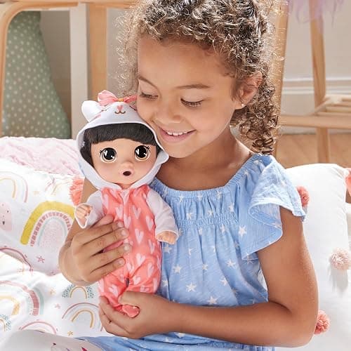 Baby Alive Super BFF Katie Kat Black Hair Dress Up Baby Doll Playset, 11 Inches, Toys for 3 Year Old Girls & Boys & Up (Amazon Exclusive) thumbnail 10