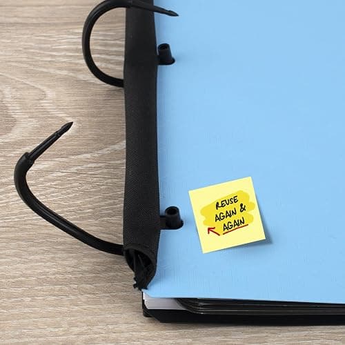 Five Star Flex Refillable Notebook + Study App, College Ruled Paper and 1 Inch TechLock Ring Binder with Pockets, Tabs and Dividers, 200 Sheet Capacity, Pacific Blue (293280AD2) thumbnail 6