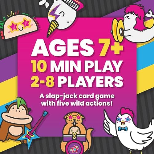 Wild, Wild Taco – by Taco Cat Goat Cheese Pizza - Hilarious, Fast-Paced Slap-Jack Card Game for Kids, Teens, and Adults. Family Friendly Party Game. Great Gift for Kids Ages 7+, 2-8 Players, 10 min thumbnail 3