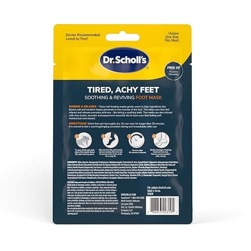 Dr. Scholl's® Tired, Achy Feet Soothing & Reviving Foot Mask, 3 Pair, Warming Booties thumbnail 7